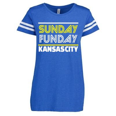 KC Sunday Funday Kansas City Sunday Funday Enza Ladies Jersey Football T-Shirt