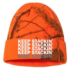 Keep Stackin'  Funny Cash Money Earning Statement Dollars Kati Licensed 12" Camo Beanie