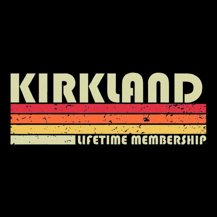 Kirkland Surname Funny Retro Vintage 90s Birthday Reunion Womens Tank Top