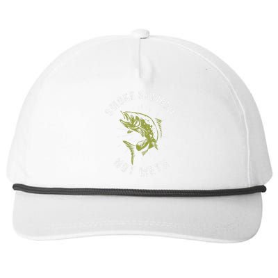 King Salmon Fishing Fisherman Snapback Five-Panel Rope Hat