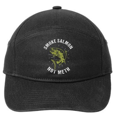 King Salmon Fishing Fisherman 7-Panel Snapback Hat