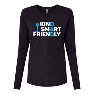 Kind Smart Friendly Dad Papa Best Daddy Ever Fathers Day Cute Gift Womens Cotton Relaxed Long Sleeve T-Shirt