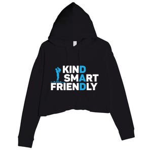 Kind Smart Friendly Dad Papa Best Daddy Ever Fathers Day Cute Gift Crop Fleece Hoodie