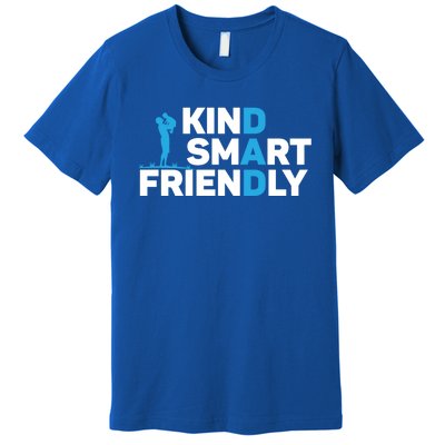 Kind Smart Friendly Dad Papa Best Daddy Ever Fathers Day Cute Gift Premium T-Shirt