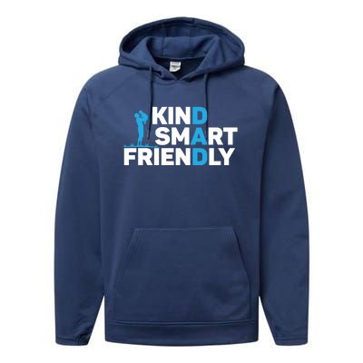 Kind Smart Friendly Dad Papa Best Daddy Ever Fathers Day Cute Gift Performance Fleece Hoodie