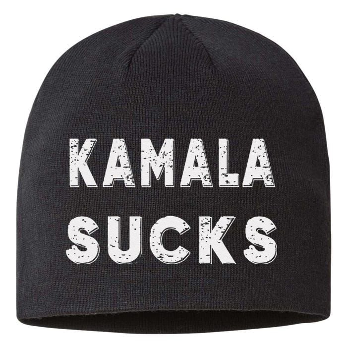 Kamala Sucks Funny Kamala Harris Sucks Sustainable Beanie