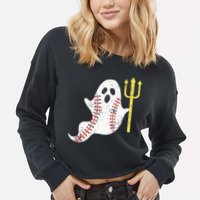 Kodai Senga Ghost Fork Cropped Pullover Crew