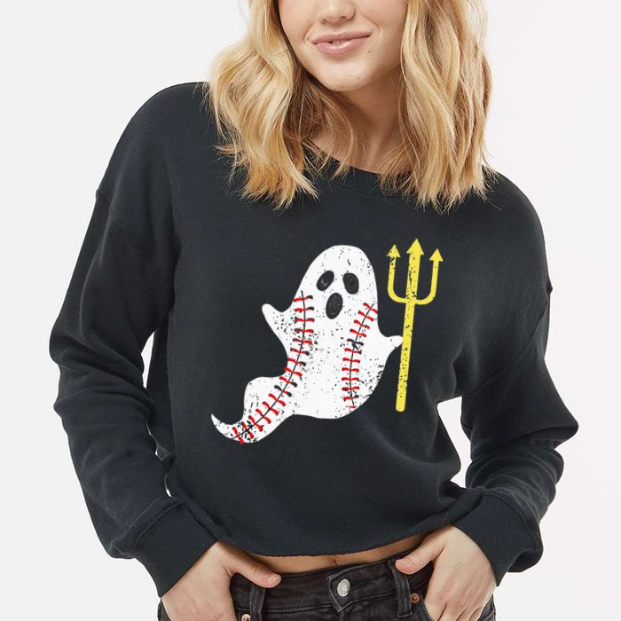 Kodai Senga Ghost Fork Cropped Pullover Crew