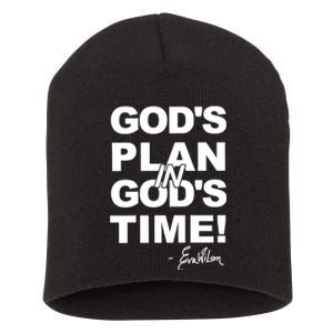 Klever Shirtz GodS Plan In GodS Time Short Acrylic Beanie