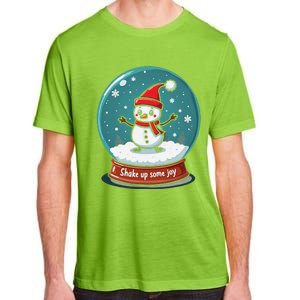 Kawaii Snow Globe Shake Up Some Joy Christmas Adult ChromaSoft Performance T-Shirt