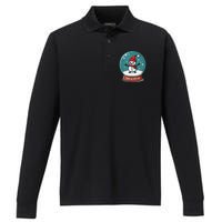 Kawaii Snow Globe Shake Up Some Joy Christmas Performance Long Sleeve Polo