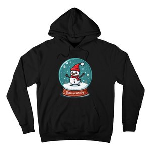 Kawaii Snow Globe Shake Up Some Joy Christmas Hoodie