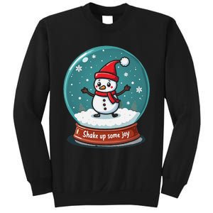 Kawaii Snow Globe Shake Up Some Joy Christmas Sweatshirt