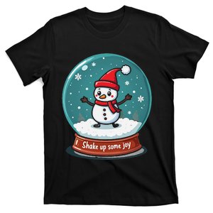 Kawaii Snow Globe Shake Up Some Joy Christmas T-Shirt