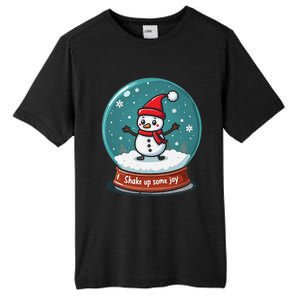 Kawaii Snow Globe Shake Up Some Joy Christmas Tall Fusion ChromaSoft Performance T-Shirt