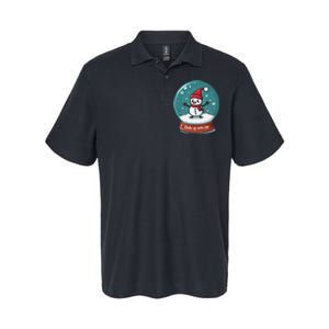 Kawaii Snow Globe Shake Up Some Joy Christmas Softstyle Adult Sport Polo