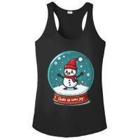 Kawaii Snow Globe Shake Up Some Joy Christmas Ladies PosiCharge Competitor Racerback Tank