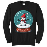 Kawaii Snow Globe Shake Up Some Joy Christmas Tall Sweatshirt