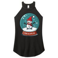 Kawaii Snow Globe Shake Up Some Joy Christmas Women's Perfect Tri Rocker Tank