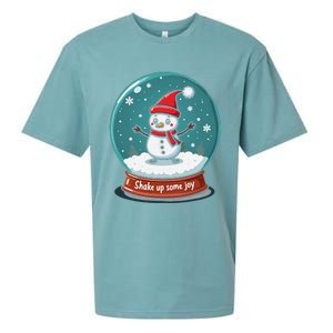 Kawaii Snow Globe Shake Up Some Joy Christmas Sueded Cloud Jersey T-Shirt