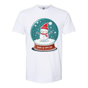 Kawaii Snow Globe Shake Up Some Joy Christmas Softstyle CVC T-Shirt