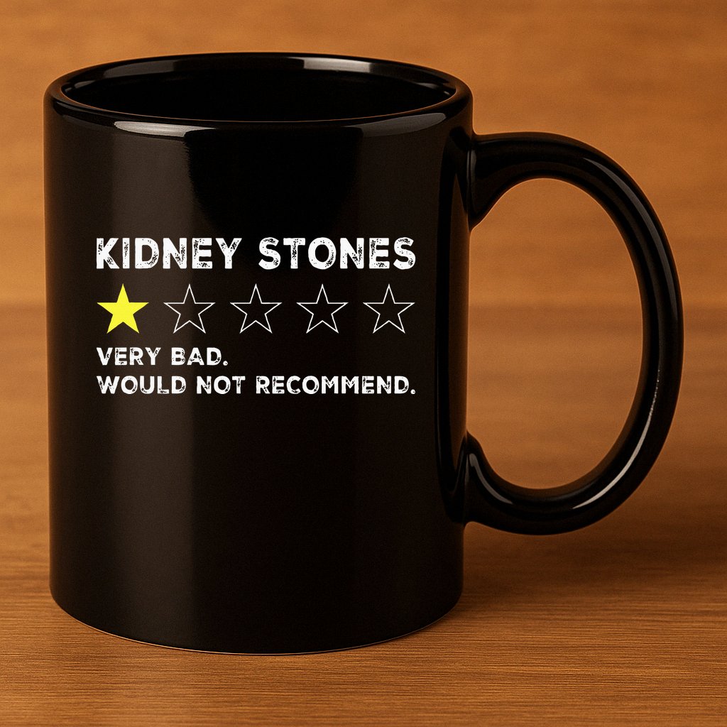 Kidney Stones Get Well Soon Recovery 11oz C Handle Ceramic Mug