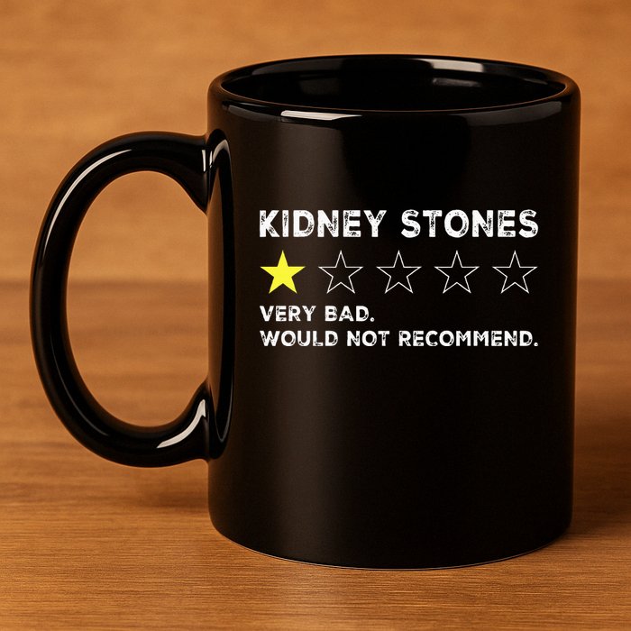 Kidney Stones Get Well Soon Recovery 11oz C Handle Ceramic Mug