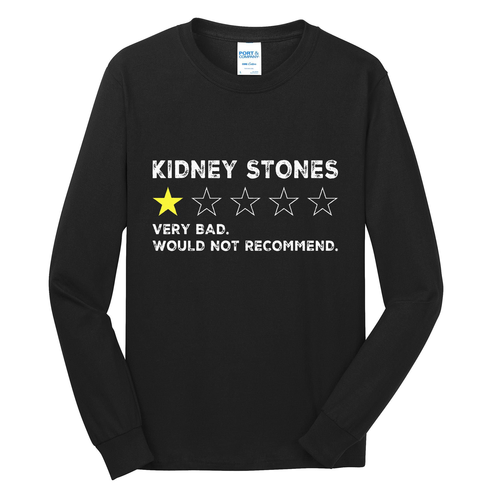 Kidney Stones Get Well Soon Recovery Tall Long Sleeve T-Shirt