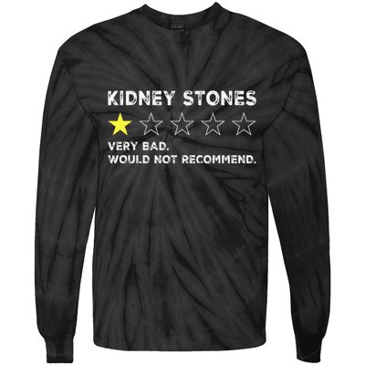 Kidney Stones Get Well Soon Recovery Tie-Dye Long Sleeve Shirt