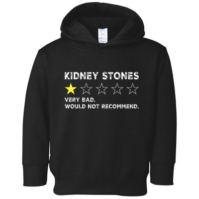 Kidney Stones Get Well Soon Recovery Toddler Hoodie