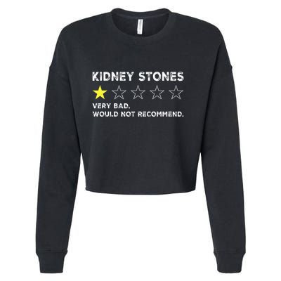 Kidney Stones Get Well Soon Recovery Cropped Pullover Crew