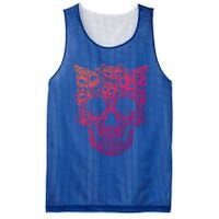 Kitten Skeleton Halloween Costume Skull Cats Gift Mesh Reversible Basketball Jersey Tank