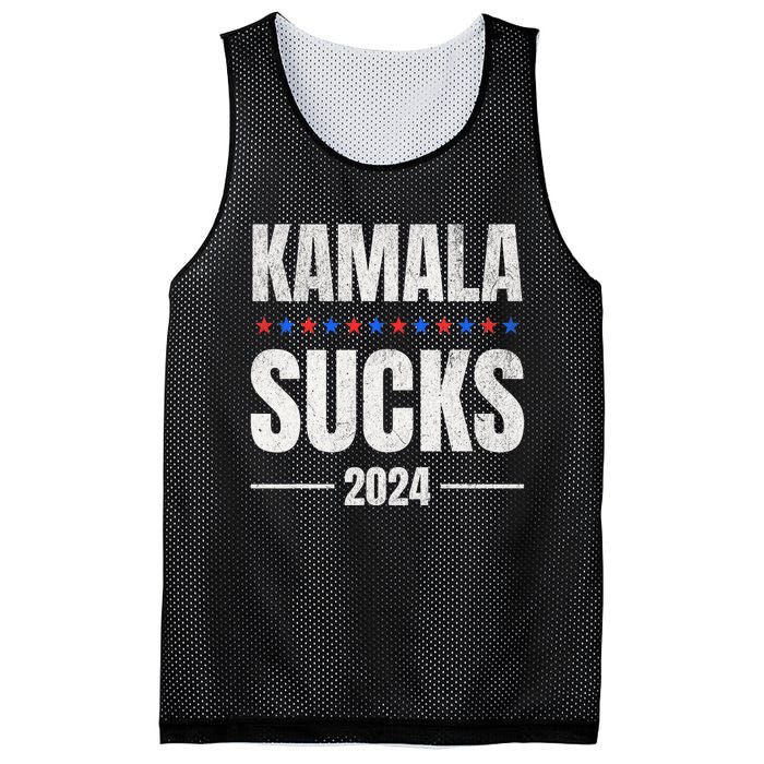 Kamala Sucks Harris President Election 2024 Trump Halloween Mesh Reversible Basketball Jersey Tank