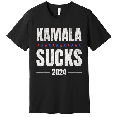 Kamala Sucks Harris President Election 2024 Trump Halloween Premium T-Shirt