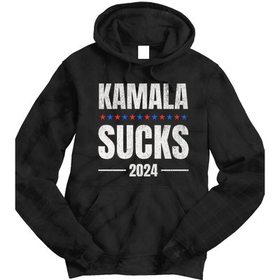 Kamala Sucks Harris President Election 2024 Trump Halloween Tie Dye Hoodie