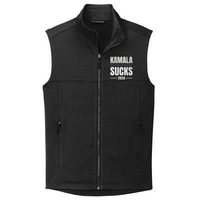 Kamala Sucks Harris President Election 2024 Trump Halloween Collective Smooth Fleece Vest