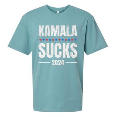 Kamala Sucks Harris President Election 2024 Trump Halloween Sueded Cloud Jersey T-Shirt