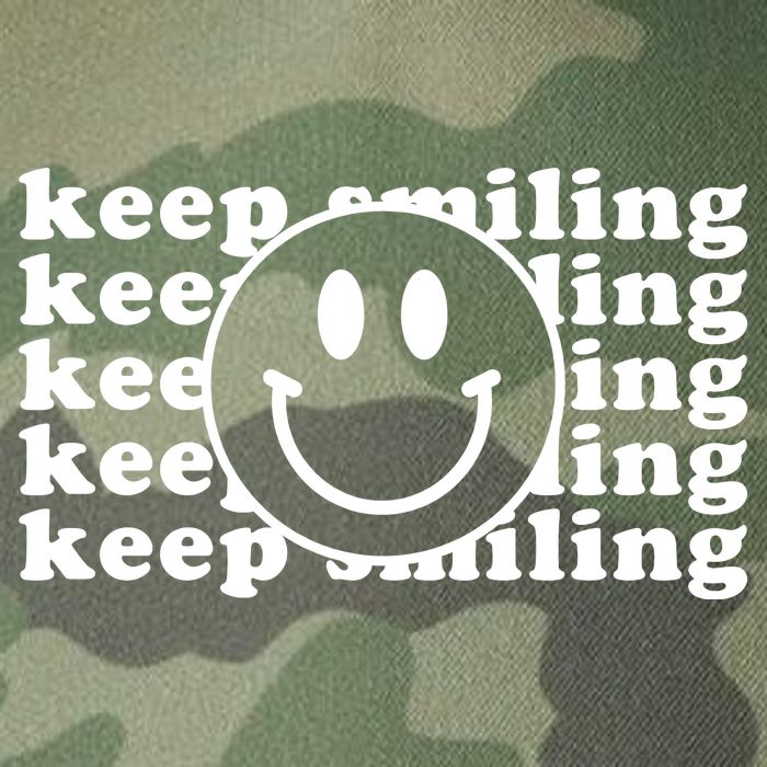 Keep Smiling Happy Face Legacy Tie Dye Trucker Hat