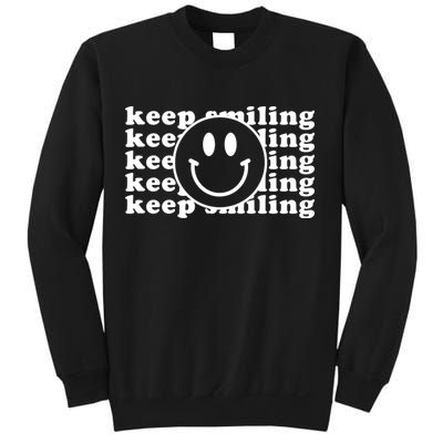 Keep Smiling Happy Face Sweatshirt