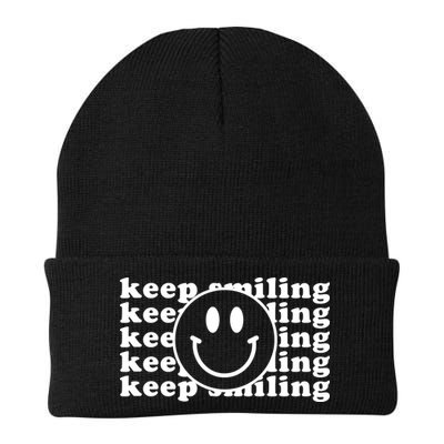 Keep Smiling Happy Face Beanie