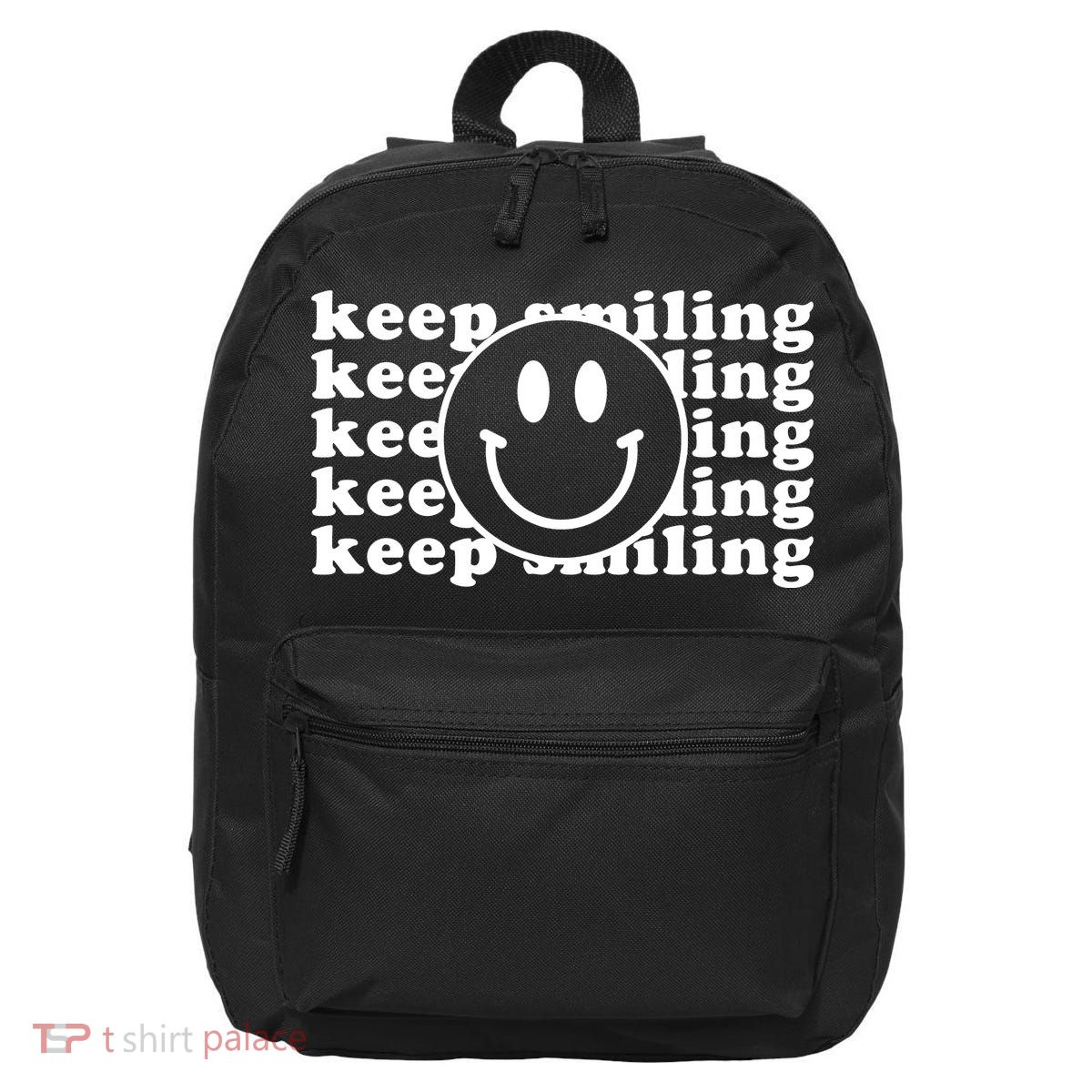 Keep Smiling Happy Face 16 in Basic Backpack