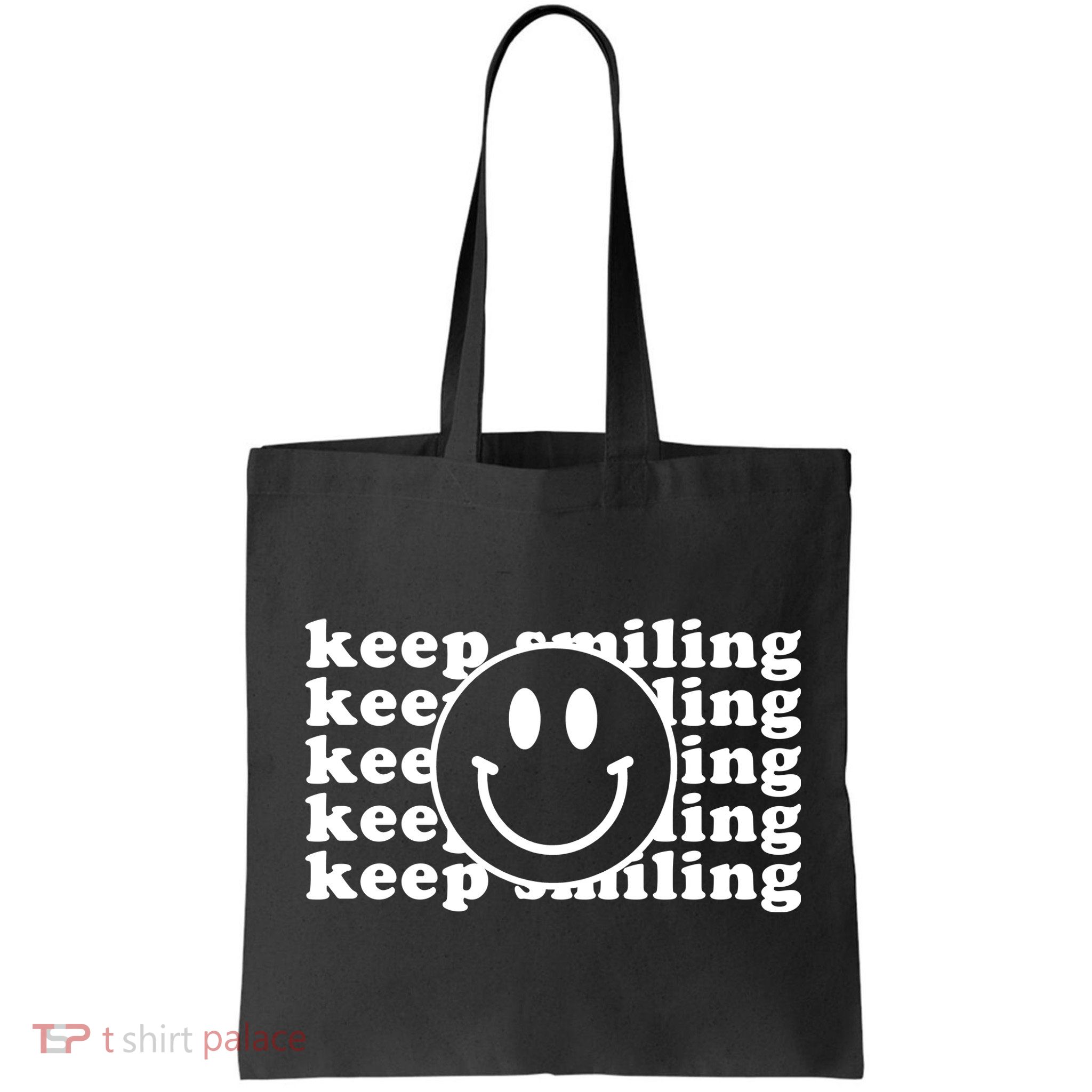 Keep Smiling Happy Face Bag