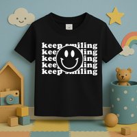 Keep Smiling Happy Face Toddler T-Shirt