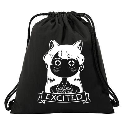 Komi San Is Excited Drawstring Bag
