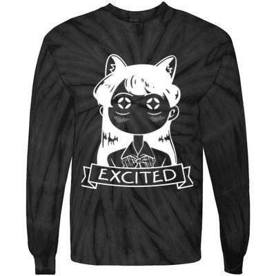 Komi San Is Excited Tie-Dye Long Sleeve Shirt