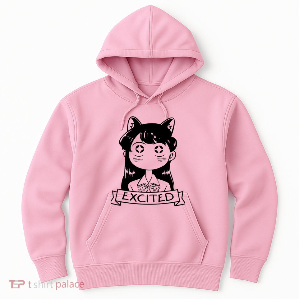 Komi San Is Excited Hoodie