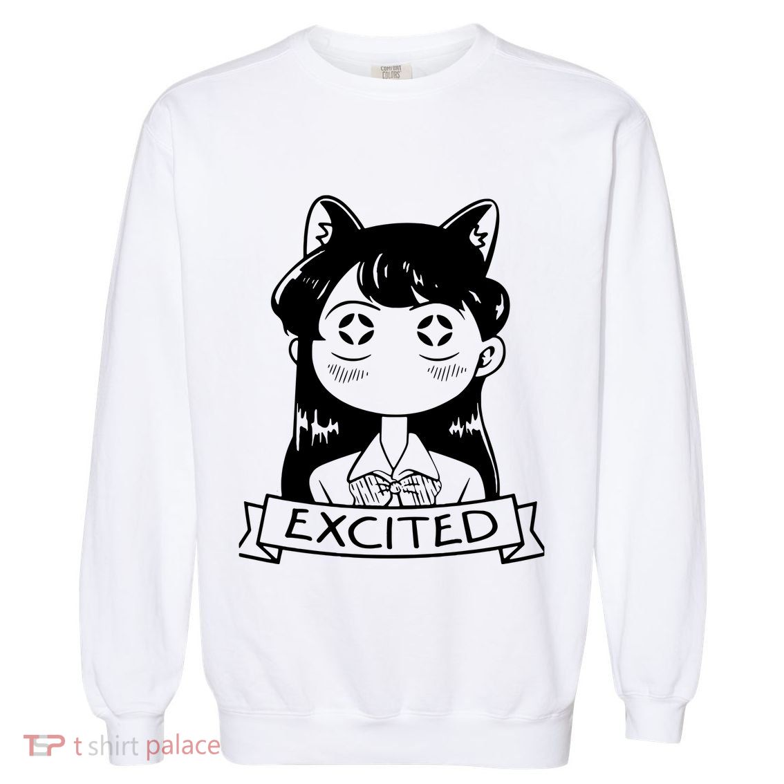 Komi San Is Excited Garment-Dyed Sweatshirt