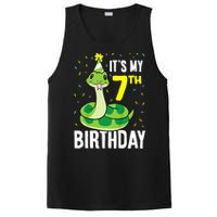 Kids Snakes Its My 7th Birthday 7 Year Old Birthday PosiCharge Competitor Tank