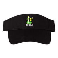 Kids Snakes Its My 2nd Birthday 2 Year Old Birthday Valucap Bio-Washed Visor