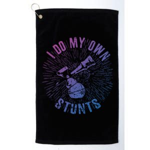 Kendama Stunts I Do My Own Spirit Of Kendama Cute Gift Platinum Collection Golf Towel